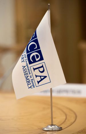 Голова Верховної Ради України Дмитро Разумков зустрівся з Президентом ПА ОБСЄ Георгієм Церетелі