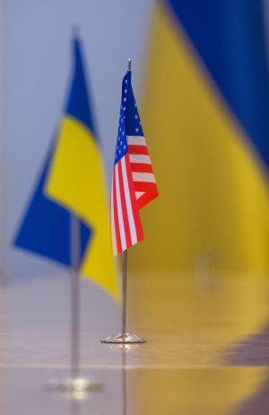 Голова Верховної Ради України Дмитро Разумков зустрівся з Тимчасовою повіреною у справах США в Україні Крістіной Квін