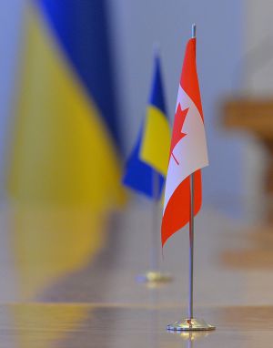 Зустріч Голови ВР України Дмитра Разумкова з Надзвичайним і Повноважним Послом Канади в України Ларисой Галадзою