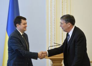 Зустріч Голови ВР України Дмитра Разумкова з делегацією « Атлантичної ради» на чолі з Директором Євразійского центру « Атлантичної ради» Джоном Хербстом