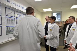 Робоча поїздка  Голови Верховної Ради України Дмитра Разумкова до Київської та Черкаської областей. ТОВ 