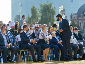 Голова Верховної Ради України Дмитро Разумков взяв участь в урочистих заходах з нагоди 29-ї річниці Незалежності України