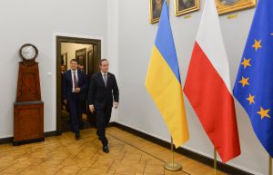 Голова Верховної  Ради України Дмитро Разумков провів зустріч із Маршалком Сенату Томашем Гродзьким