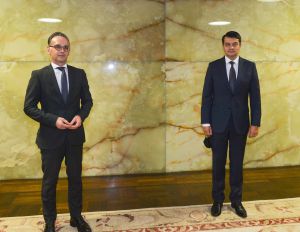 Робочий візит Голови Верховної Ради України Д.Разумкова до Федеративної Республіки Німеччина.
Зустріч з Гайко Маасом 
