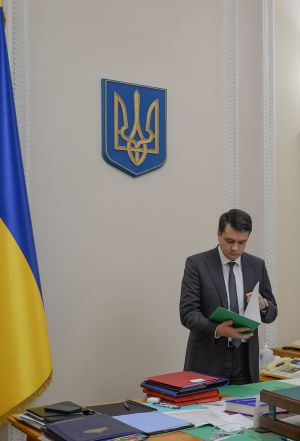 Інтерв`ю голови ВР України Дмитра Разумкова телеканалу Рада та газеті Голос України
