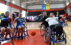 На території арени Svoi Arena Sports&Events; відкрите тренування збірної України з  баскетболу на візках «Ігор Нескорених». 