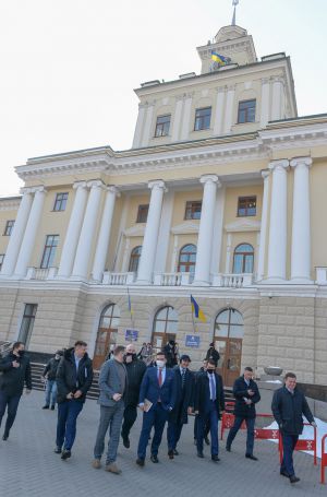 Робоча поїздка Голови Верховної Ради України Дмитра РАЗУМКОВА до Хмельницької області. Спілкування з представниками вищих навчальних закладів Хмельниччини та головами студентських рад.