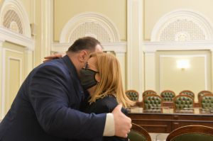 Зустріч Першого заступника Голови Верховної Ради України Руслана Стефанчука з Віце-маршалком Сейму Республіки Польща М. Госєвською та Віце-спікером Сейму Литовської Республіки П. Саударгасом