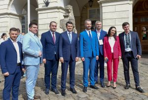 Голова Верховної Ради України Дмитро Разумков взяв участь у роботі Першого Всеукраїнського форуму судових експертів, Львів.