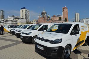 Національна презентація пересувних відділень Укрпошти нового формату в Києві