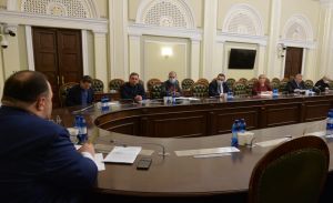 За головуванням Першого заступника Голови Верховної Ради України Руслана Стефанчука відбулась зустріч з представниками профспілок 

