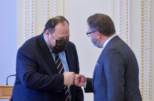Зустріч Голови Верховної Ради України Руслана Стефанчука з Надзвичайним і Повноважним Послом Республіки Польща в Україні Бартошом Ціхоцьким