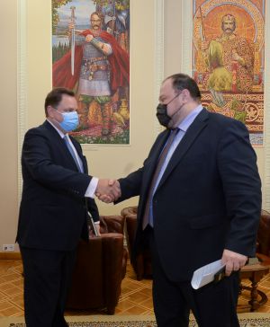 Зустріч Ради директорів Американської торгівельної палати в Україні з Головою Верховної Ради України Русланом Стефанчуком