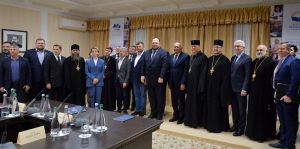 Голова Верховної Ради Руслан Стефанчук та Перший заступник Голови парламенту Олександр Корнієнко зустрілися із представниками Всеукраїнської  Ради Церков і релігійних організацій 