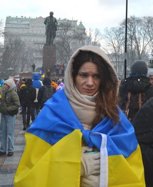 Марш Єдності за Україну в Києві.
