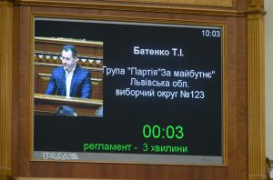 Пленарне засідання Верховної Ради України 15 лютого.