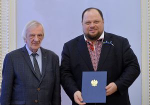 Зустріч Голови Верховної Ради України Руслана Стефанчука з Віце-маршалком Сейму Республіки Польща Ришардом Терлецьким