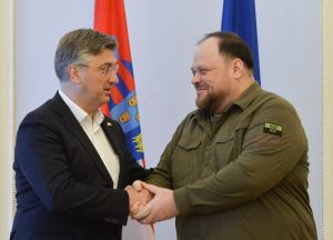 Зустріч Голови Верховної ради України Руслана Стефанчука з Прем’єр-міністром Республіка Хорватія Андреєм Пленковичем