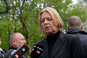 Голова  Верховної Ради України Руслан Стефанчук та Президентка Німецького Бундестагу Бербель Бас у Києві вшанували пам’ять жертв Голокосту 