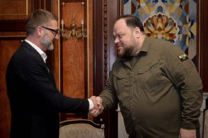 Зустріч Голови Верховної Ради України Руслана Стефанчука з Надзвичайним і Повноважним Послом Румунії в Україні Крістіаном-Леоном Цуркану