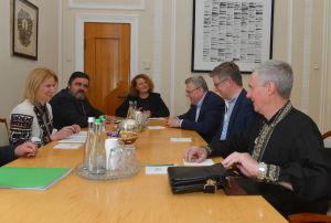 Заступниця Голови Верховної Ради України Олена Кондратюк зустрілася з послами Естонії, Латвії та Литви — Каймом Кууска, Ілгварсом Кляву, Вальдемарасом Сарапінаса
