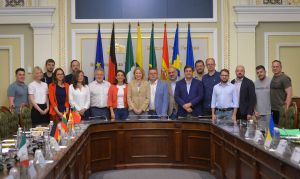Зустріч Заступниці Голови Верховної Ради України Олени Кондратюк з делегацією депутатів національних парламентів держав-членів ЄС (United for Ukraine)