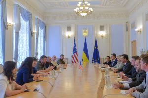 Перший заступник Голови Верховної Ради України Олександр Корнієнко зустрівся з делегацією Оборонно-промислової коаліції Аризони

